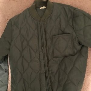 Silence + Noise Quilted Liner Bomber Jacket Style